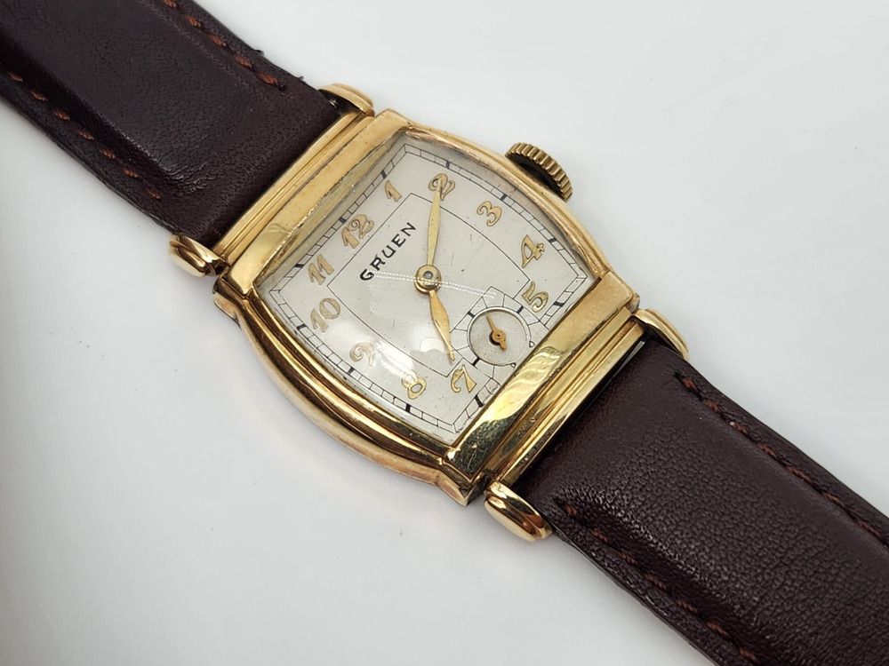 Vintage Gruen Manual Wind Watch Gold Tone